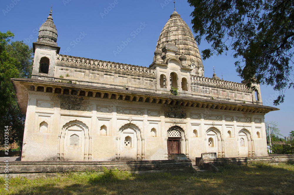 Exterior view of Dhanushdhari Temple. Alipura. Chhattarpur. Madhya Pradesh.