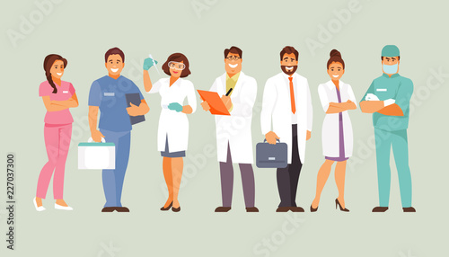 Medical staff vector