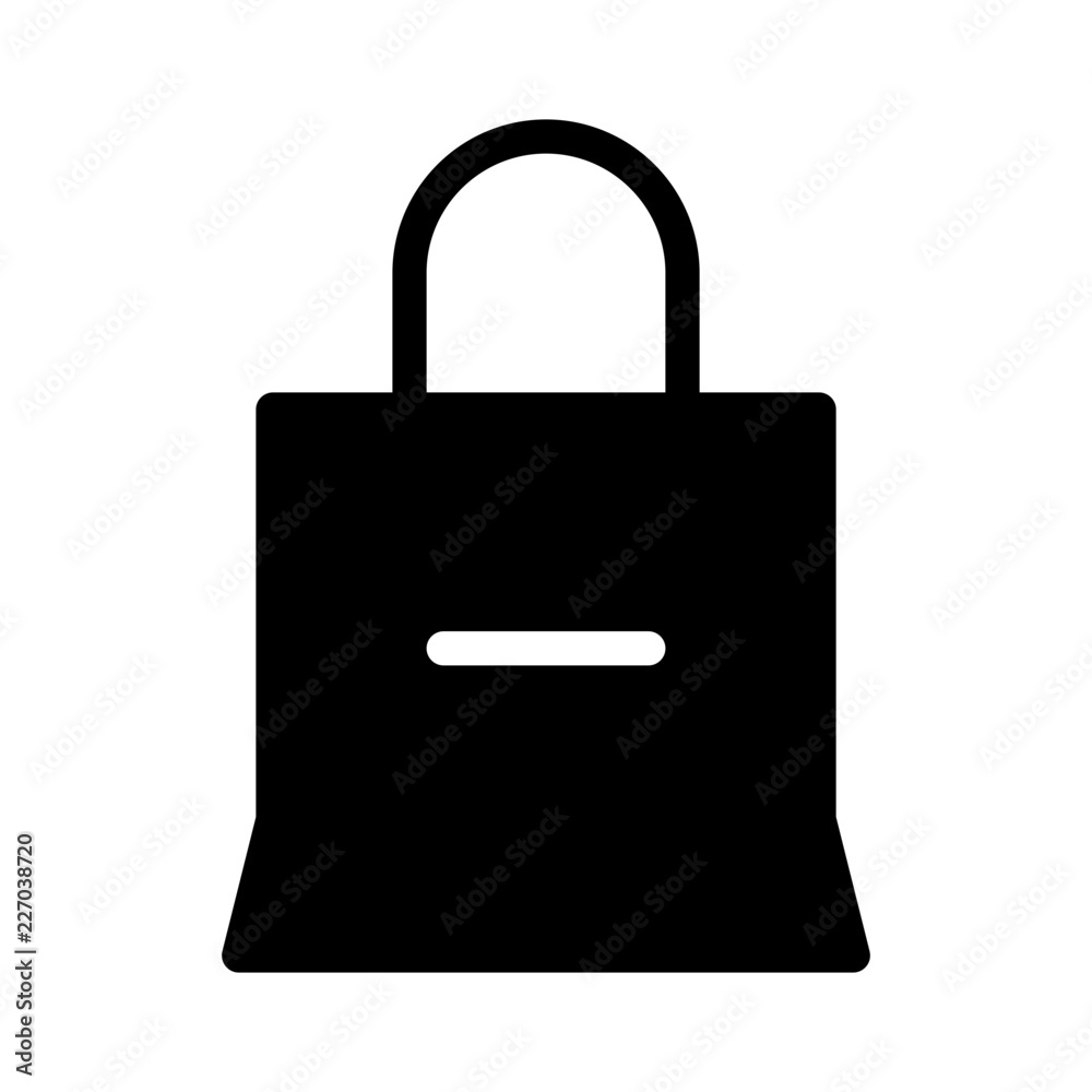 Bag Remove Commerce Shop Interface UI UX Software App vector icon Bag Remove Commerce Shop Interface UI UX Software App vector icon