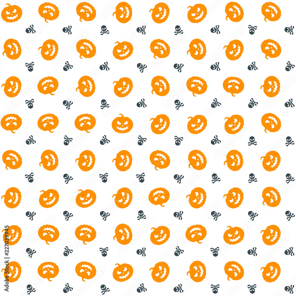 Halloween background. Seamless pattern design. Vector illustration Halloween background. Seamless pattern design. Vector illustration