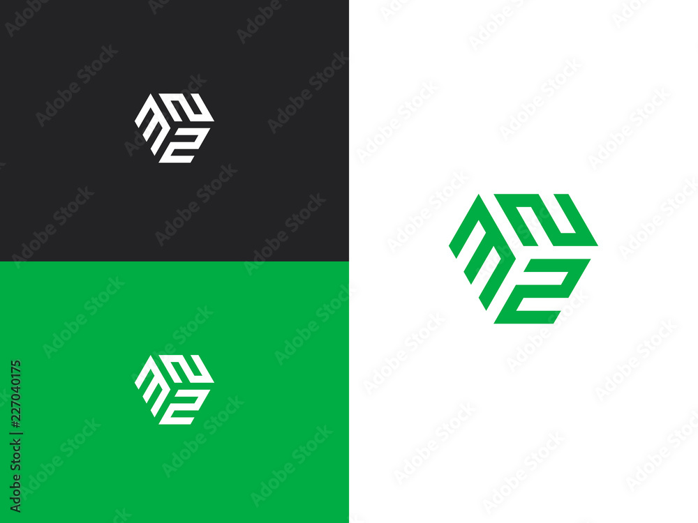 Combination number, stylish vector emblem for design