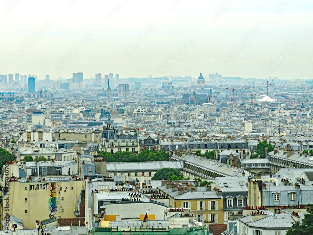 Vista de París, Francia, Europa