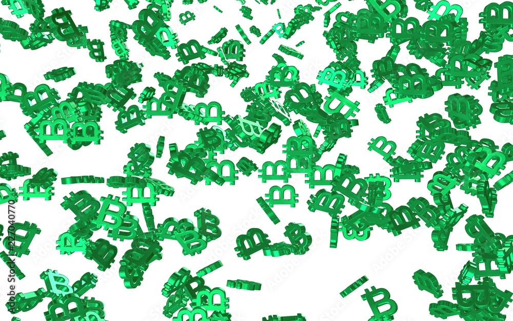 Digital currency symbol Bitcoin on a white background. Fall of bitcoin. Cryptocurrency graph on virtual screen. Business, Finance and technology concept. 3D illustration Digital currency symbol Bitcoin on a white background. Fall of bitcoin. Cryptocurrency graph on virtual screen. Business, Finance and technology concept. 3D illustration