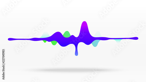 Gummy speaking sound wave