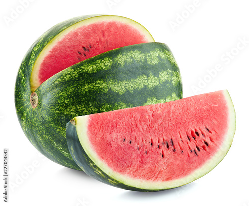 Slice of fresh ripe watermelon