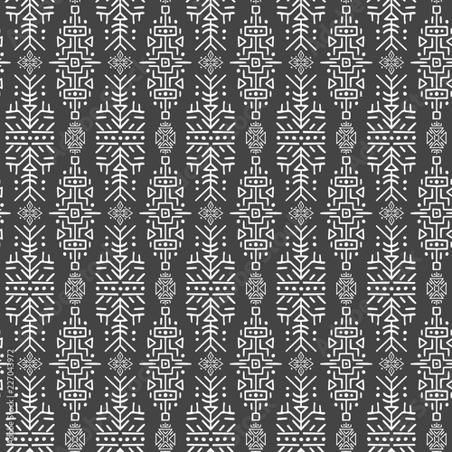 Ethnic Style Vector Seamless Pattern