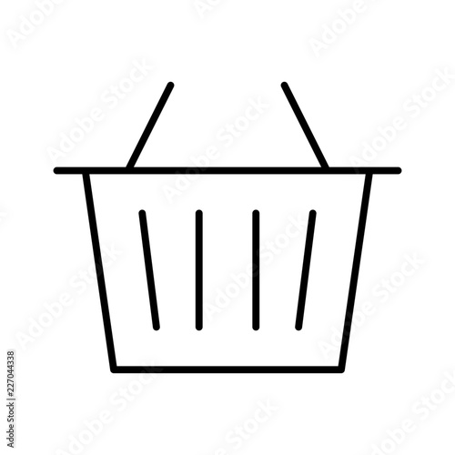 Basket Ecommerce Shopping Buy Sale Market vector icon