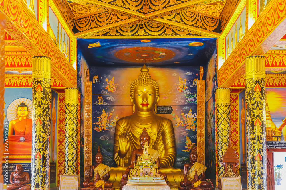 Yellow Buddha Statue 