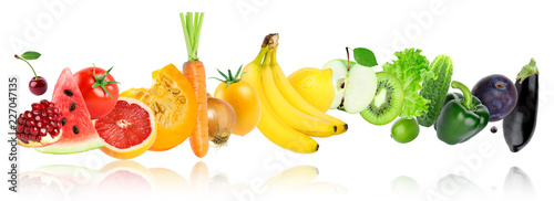 Color fruits and vegetables