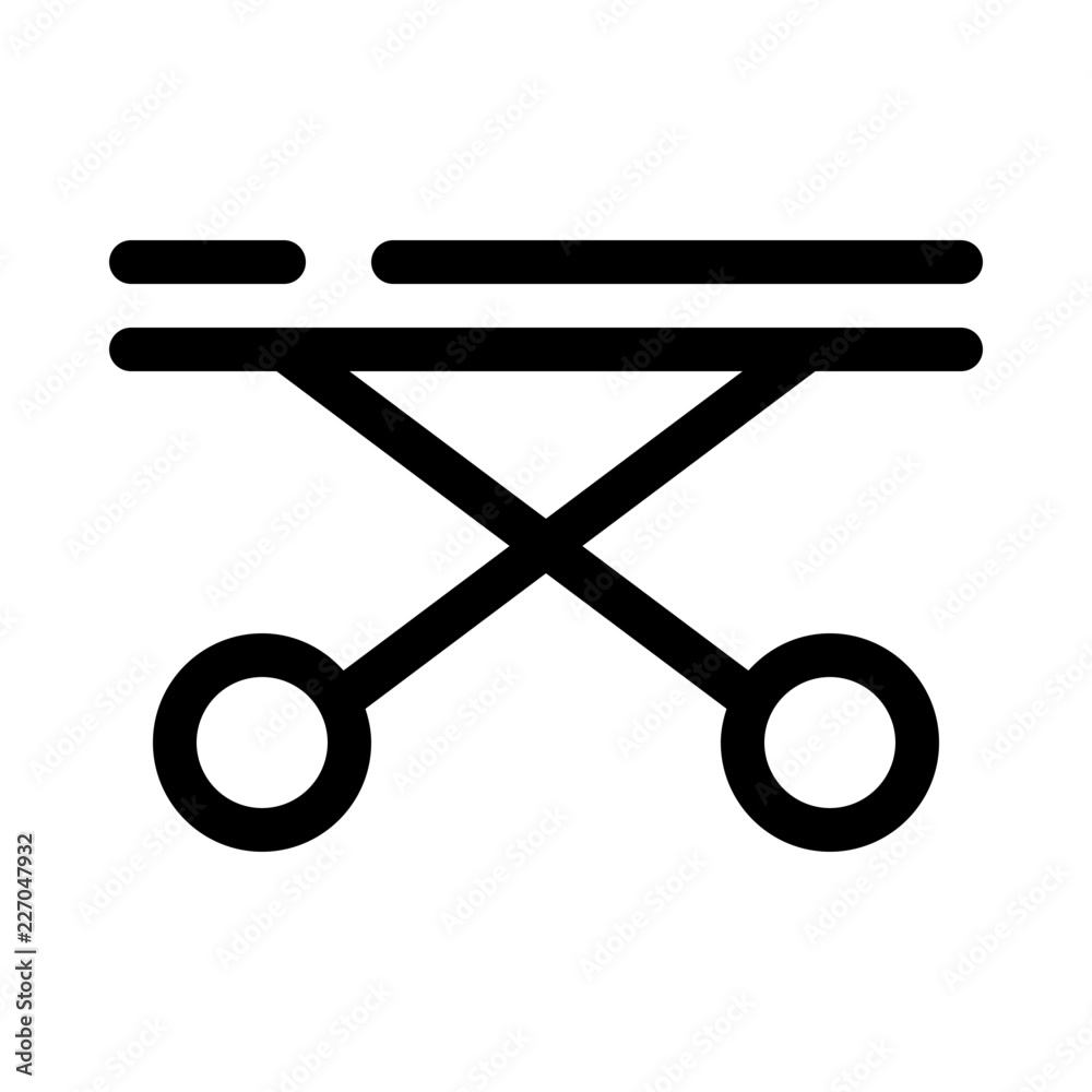 Bed Ambulance Medicine Hospital Doctor Medical vector icon Bed Ambulance Medicine Hospital Doctor Medical vector icon