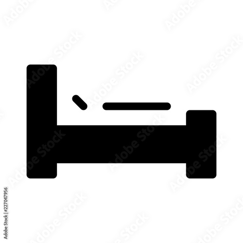Bed Bedroom Real Estate Building Holdings vector icon