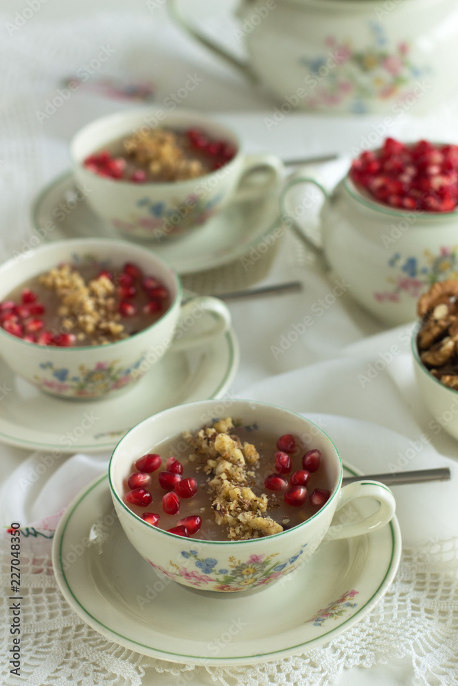 Traditional sweet asure with nice presentation Traditional sweet asure with nice presentation