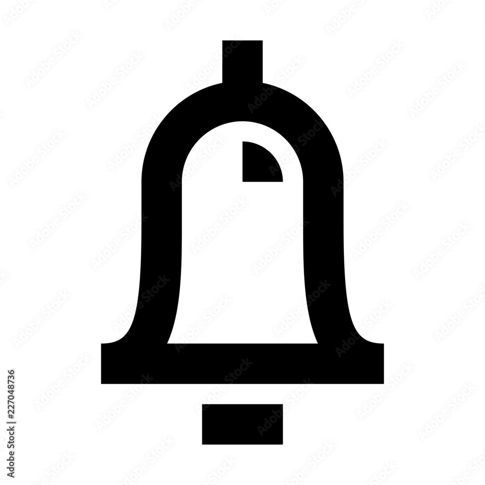 Bell Alarm Sound Notification Gui Web vector icon Bell Alarm Sound Notification Gui Web vector icon