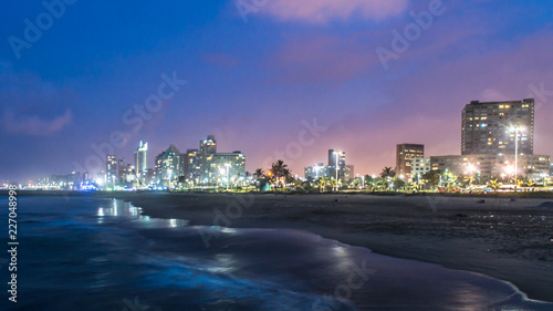 Durban Beaches By Night
