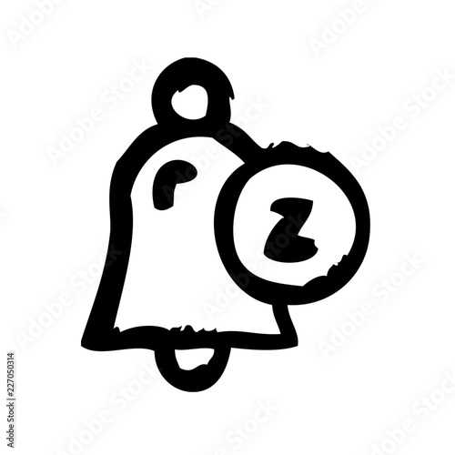 Bell Snooze Alarm Bell Signal Alert vector icon