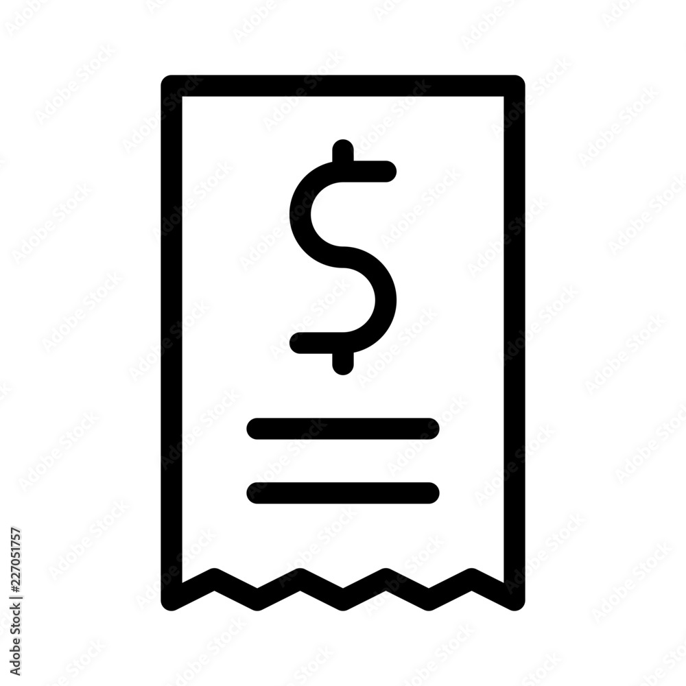 Bill Dollar Food Restaurant Bar Diner Drink vector icon Bill Dollar Food Restaurant Bar Diner Drink vector icon