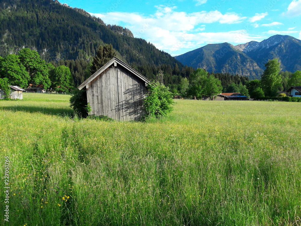 Oberammergau, Bayern, Oberbayern, Futterhütte