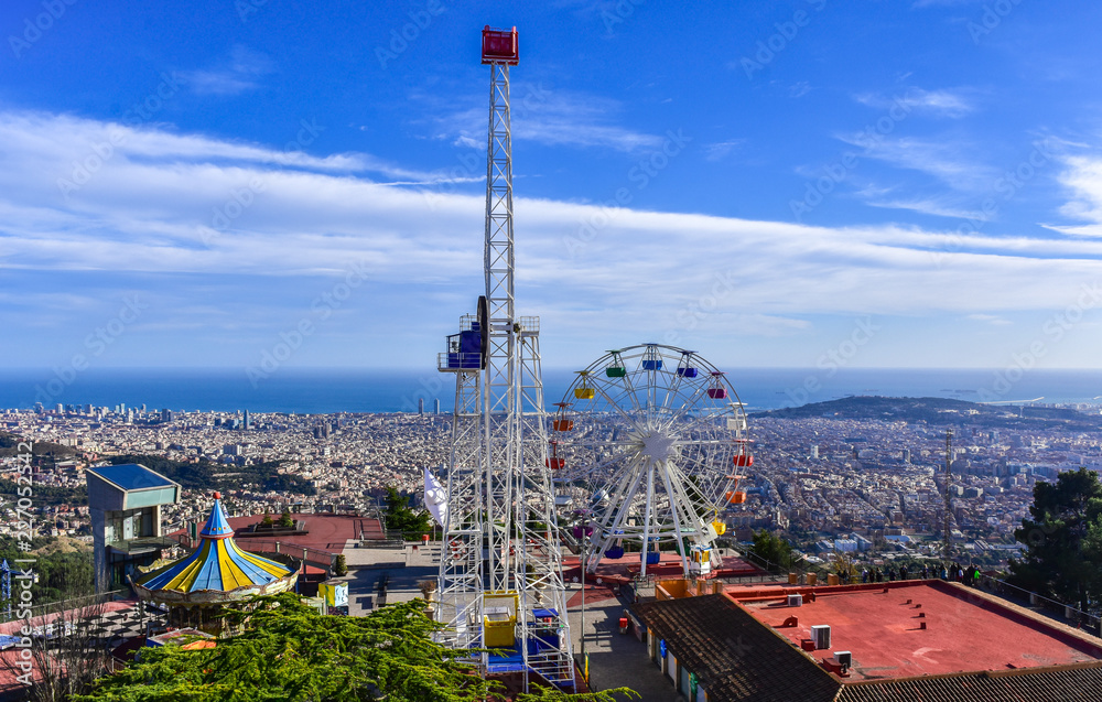 Obraz premium TIBIDABO BARCELONA