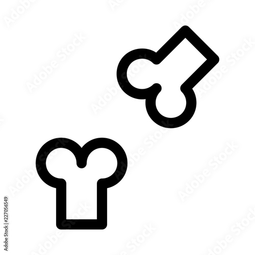 Bones Medicine Hospital Doctor Medical vector icon