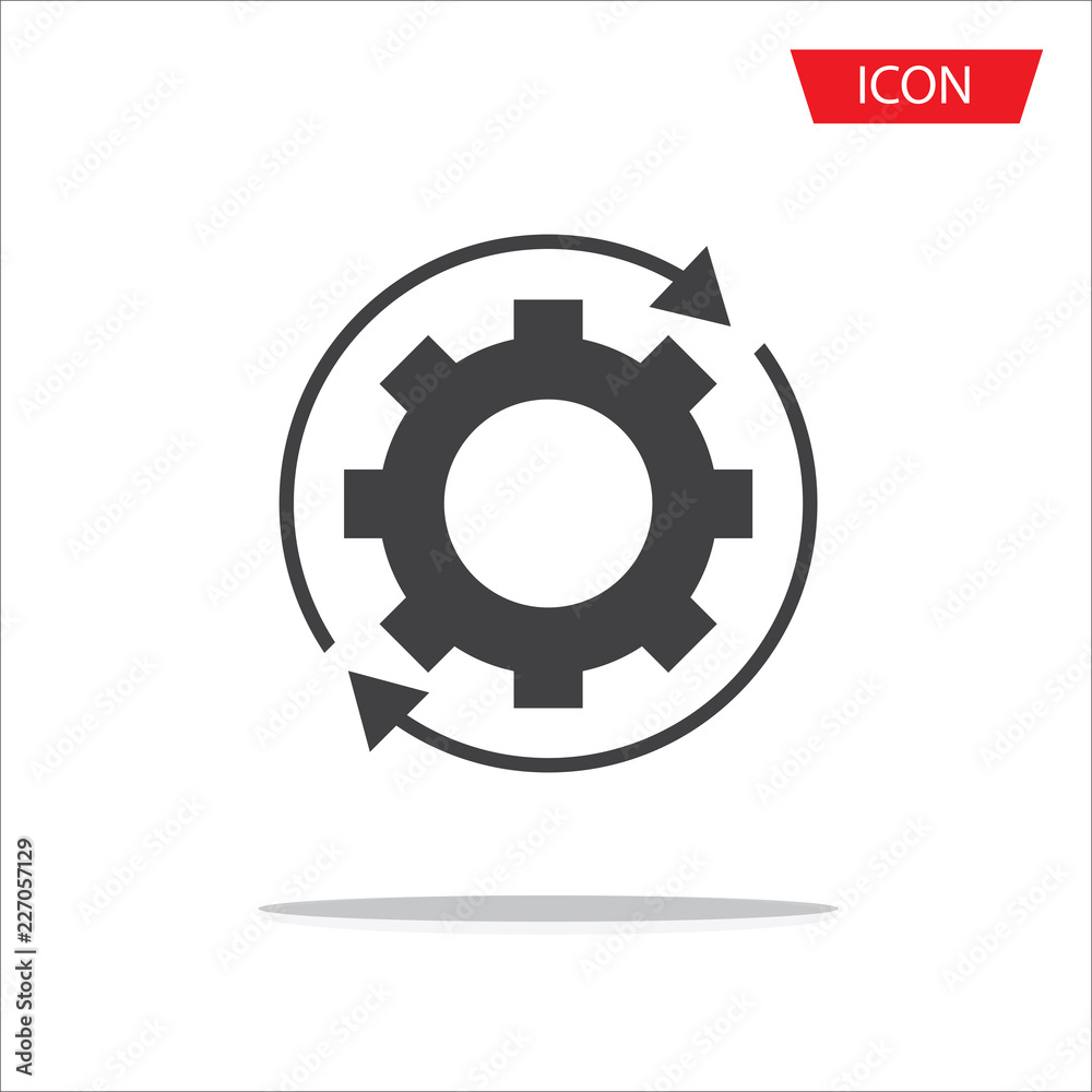 Setting icon vector, Tools, Cog, Gear Sign Isolated on white background. Setting icon vector, Tools, Cog, Gear Sign Isolated on white background.