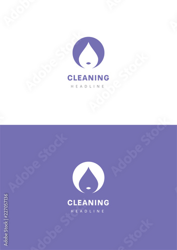 Cleaning logo template