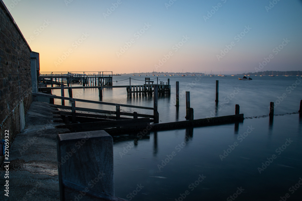 Piers at Dawn