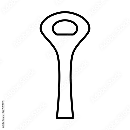 Bottle Opener Kitchen Restaurant Food Cooking Meal vector icon