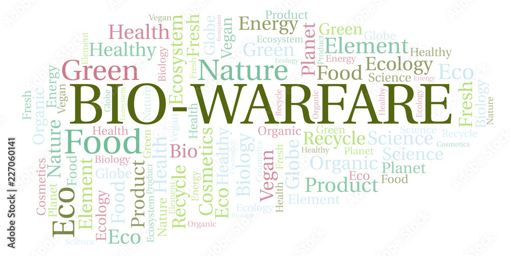 Fototapeta premium Bio-Warfare word cloud.