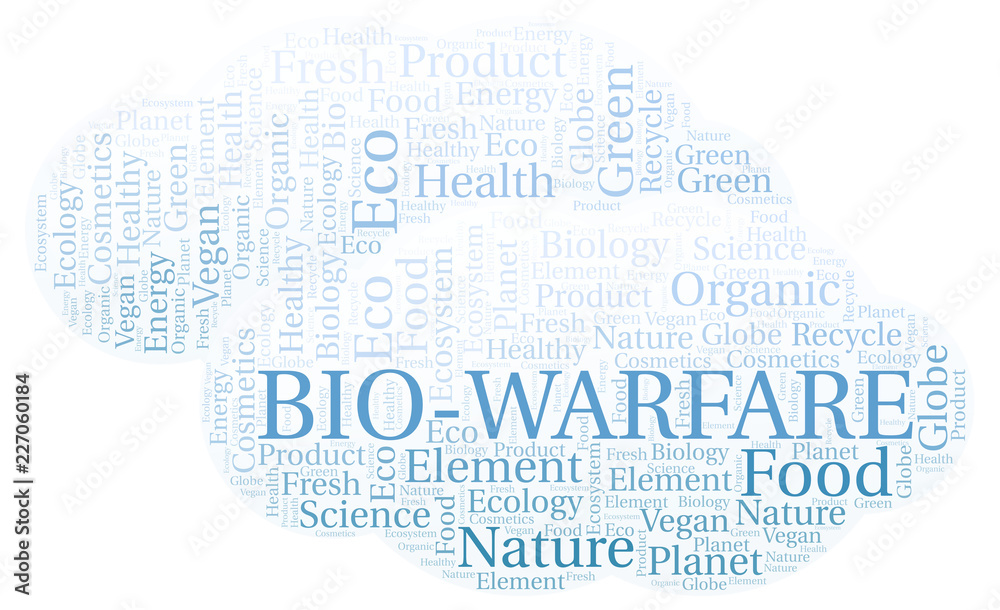 Bio-Warfare word cloud. Bio-Warfare word cloud.