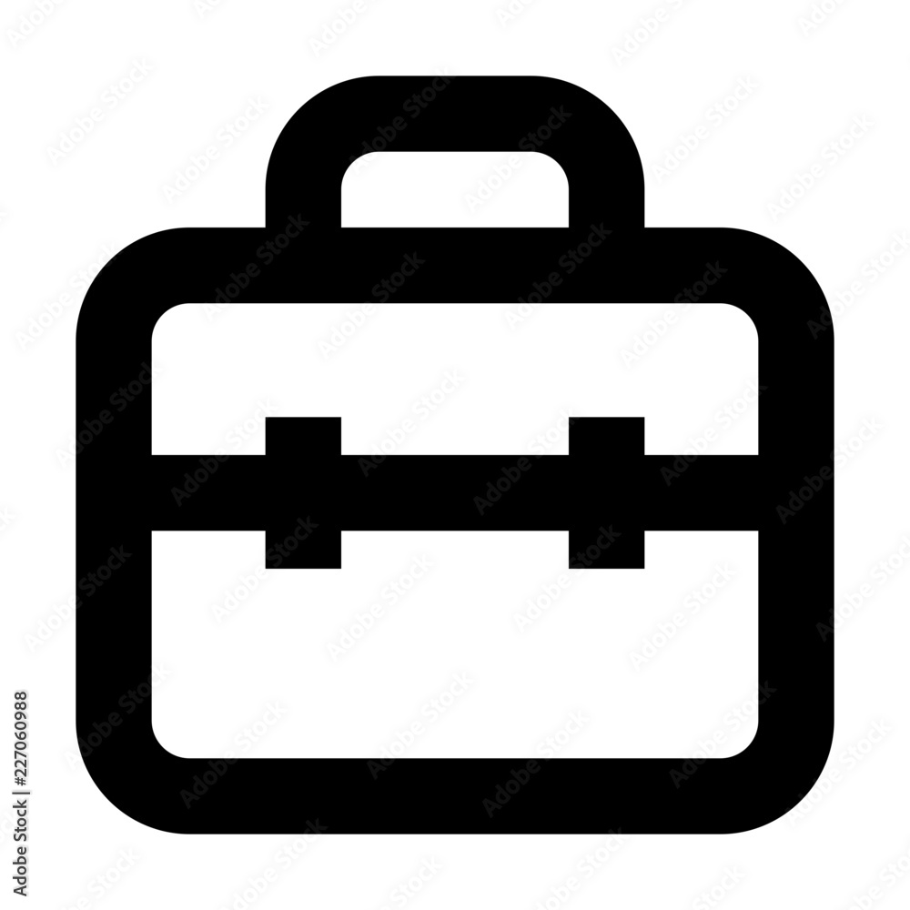 Briefcase Bag Work Gui Web vector icon Briefcase Bag Work Gui Web vector icon