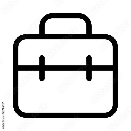 Briefcase Bag Work Gui Web vector icon