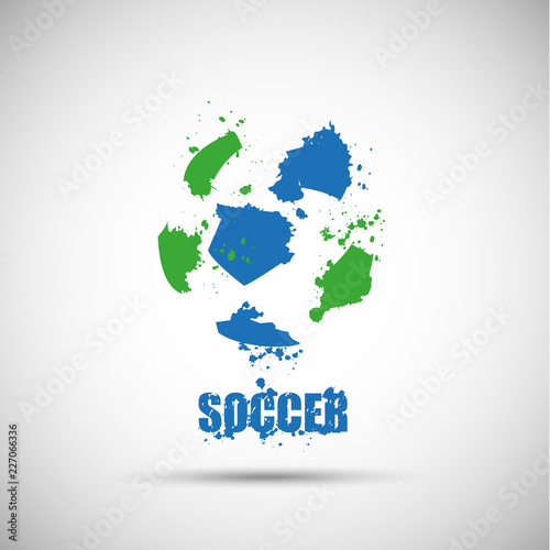  Abstract soccer background