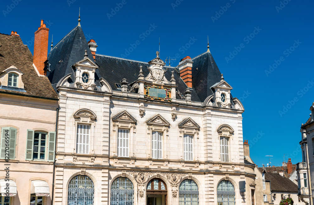 French architecture in Beaune, Burgundy