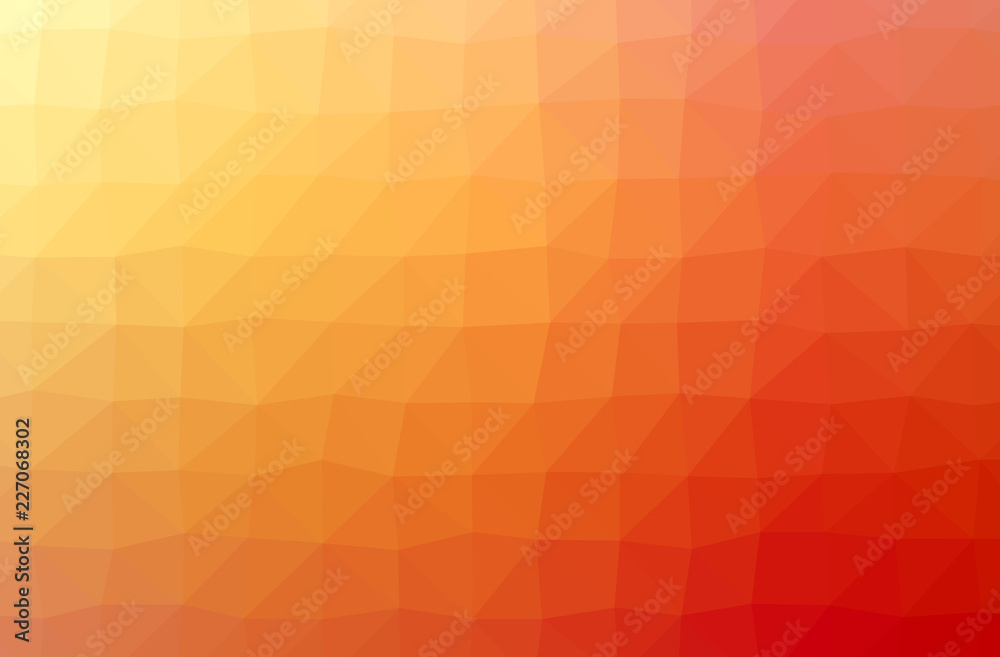 Abstract illustration of orange horizontal low poly background. Abstract illustration of orange horizontal low poly background.