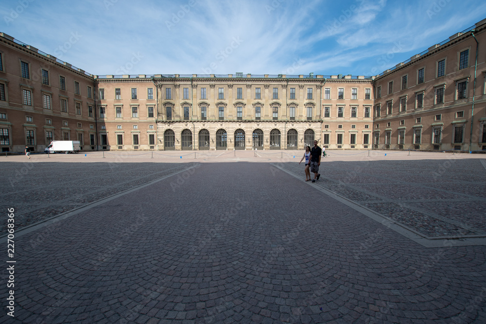 Obraz premium 北欧 スウェーデン ストックホルム ガムラスタン 旧市街 夏 Northern Europe Sweden Stockholm Gamla Stan old city summer 