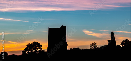 Hadleigh Castle at Sunset photo