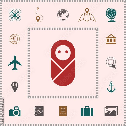 Infant, neonate, newborn icon
