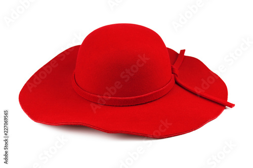 Φωτογραφία Elegant woman red hat