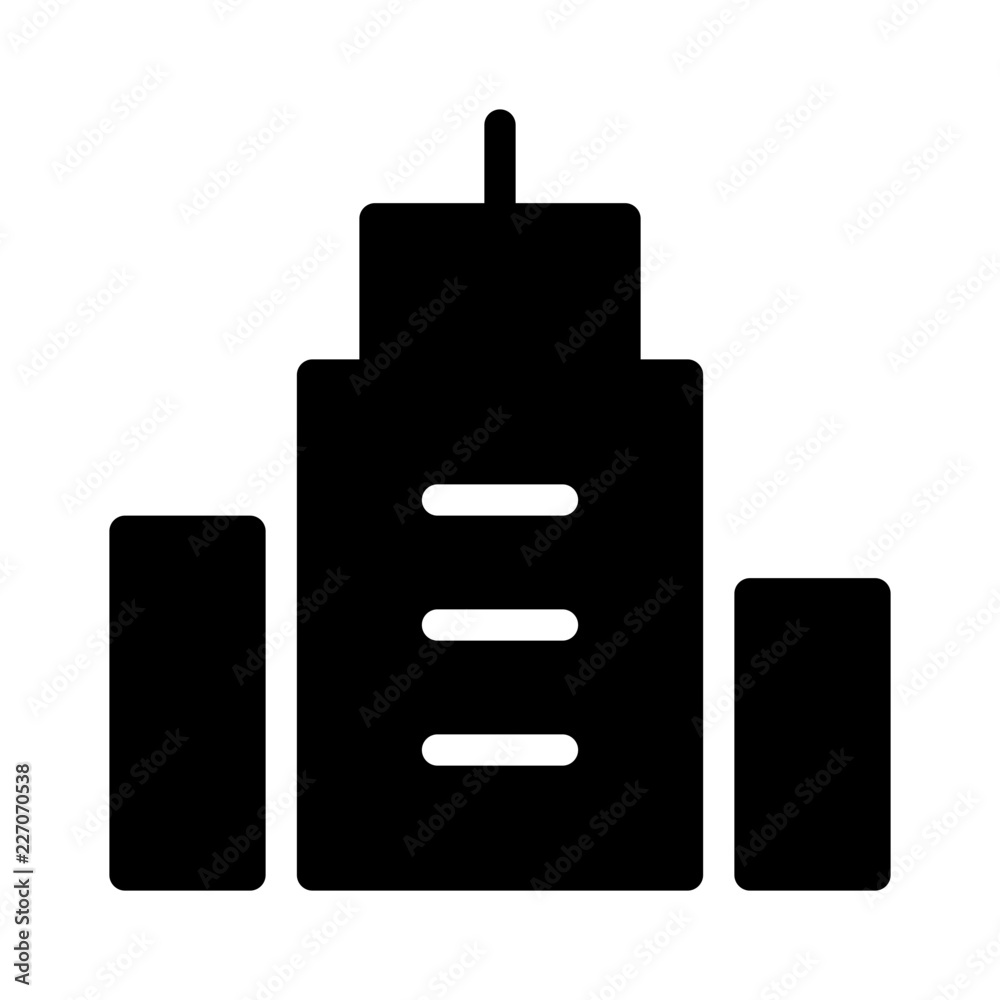 Building City Office Business Skyscraper vector icon Building City Office Business Skyscraper vector icon