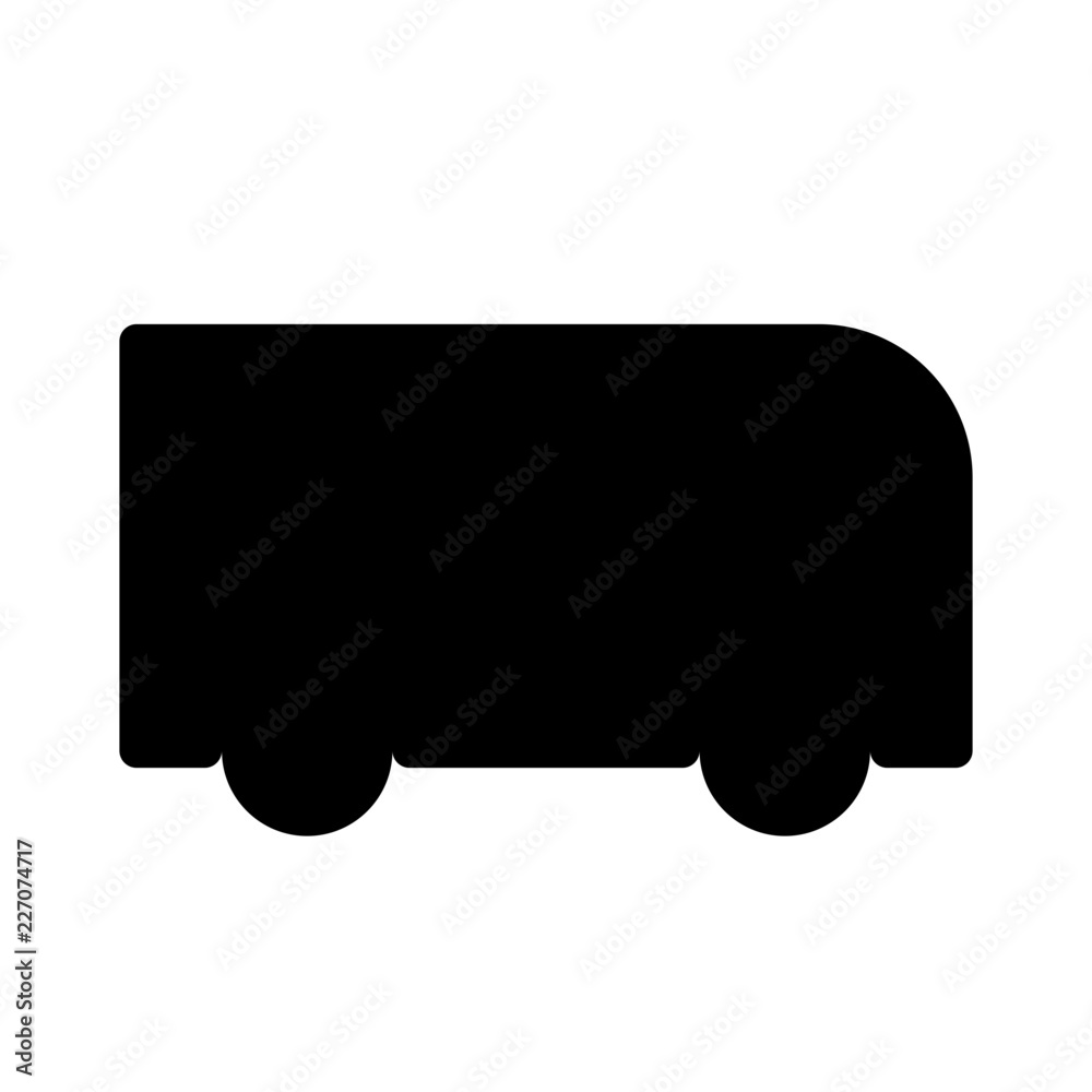 Fototapeta premium Bus Travel Trip Hotel Journey vector icon