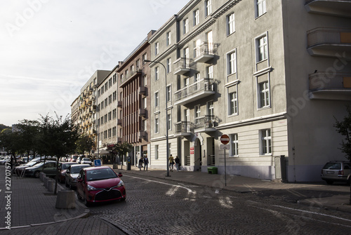 Residential district in Gdynia. Poland