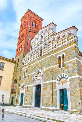 The Church of San Pietro Somaldi in Lucca, Italy photo