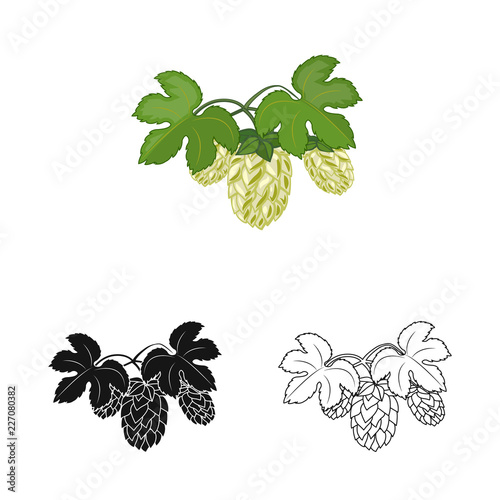 Vector design of pub and bar sign. Collection of pub and interior stock symbol for web.