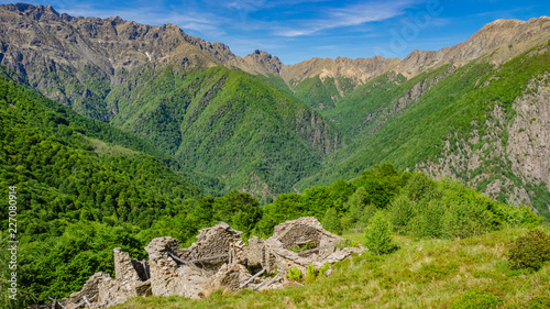 Val Pogallo as seen from Alpe Leciurt, in Valgrande National Park