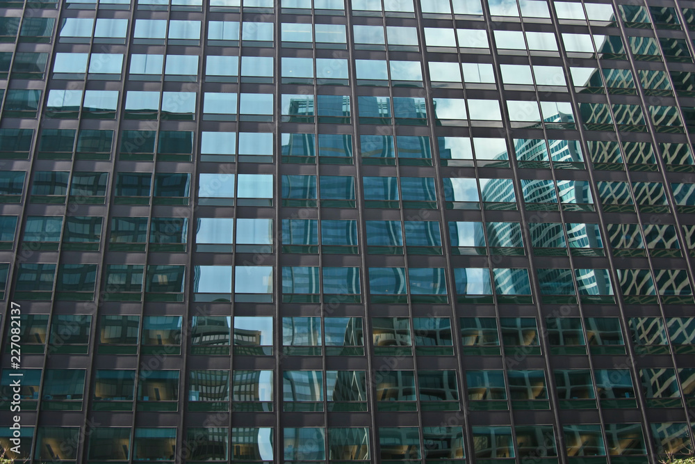Chicago skyscraper reflections