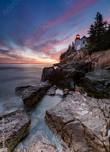 Bass Harbor Lighthouse in Maine 