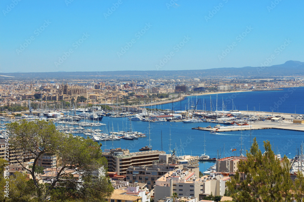 Blick auf Palma de Mallorca