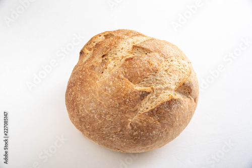 isolated sour dough bread