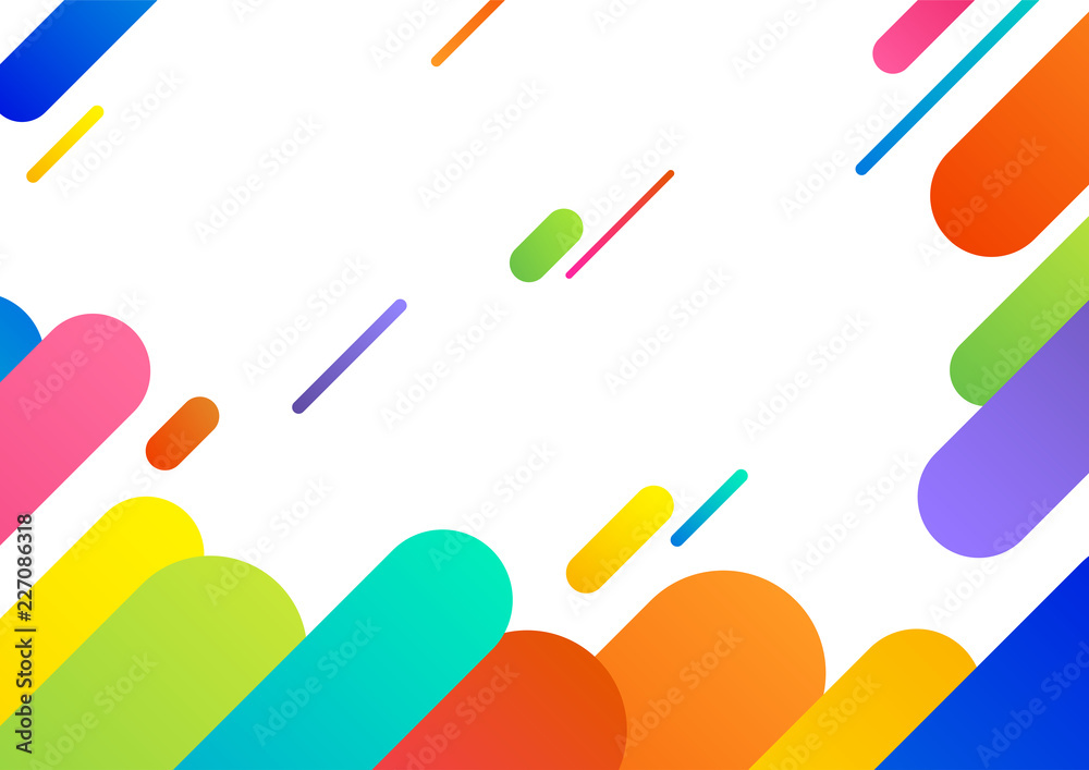 Fashion background colorful memphis style. Geometric pattern with lines, circles, squares and copy space. Vector Illustration. Fashion background colorful memphis style. Geometric pattern with lines, circles, squares and copy space. Vector Illustration.