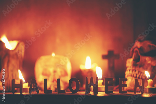 Halloween concept backgroun...